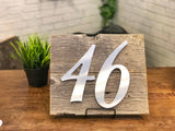 Aluminum House Numbers - Various Sizes - 3 Styles Available