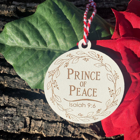 Prince of Peace Single Ornament - from Names of Christ Ornament Series