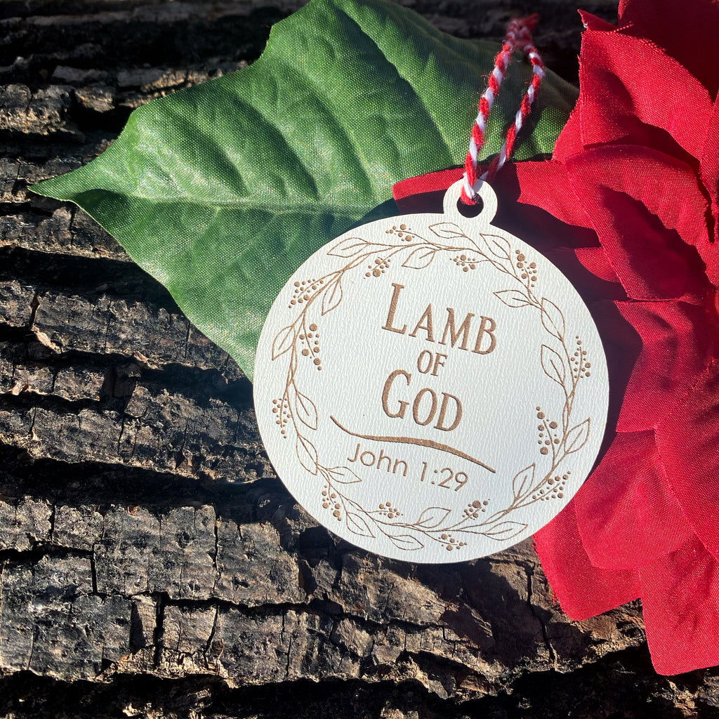 Lamb of God Single Ornament - from Names of Christ Ornament Series
