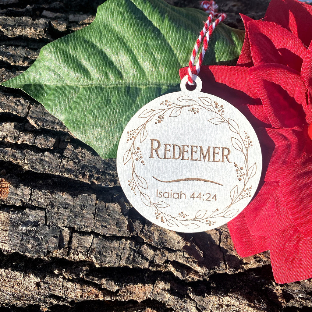 Redeemer Single Ornament - from Names of Christ Ornament Series