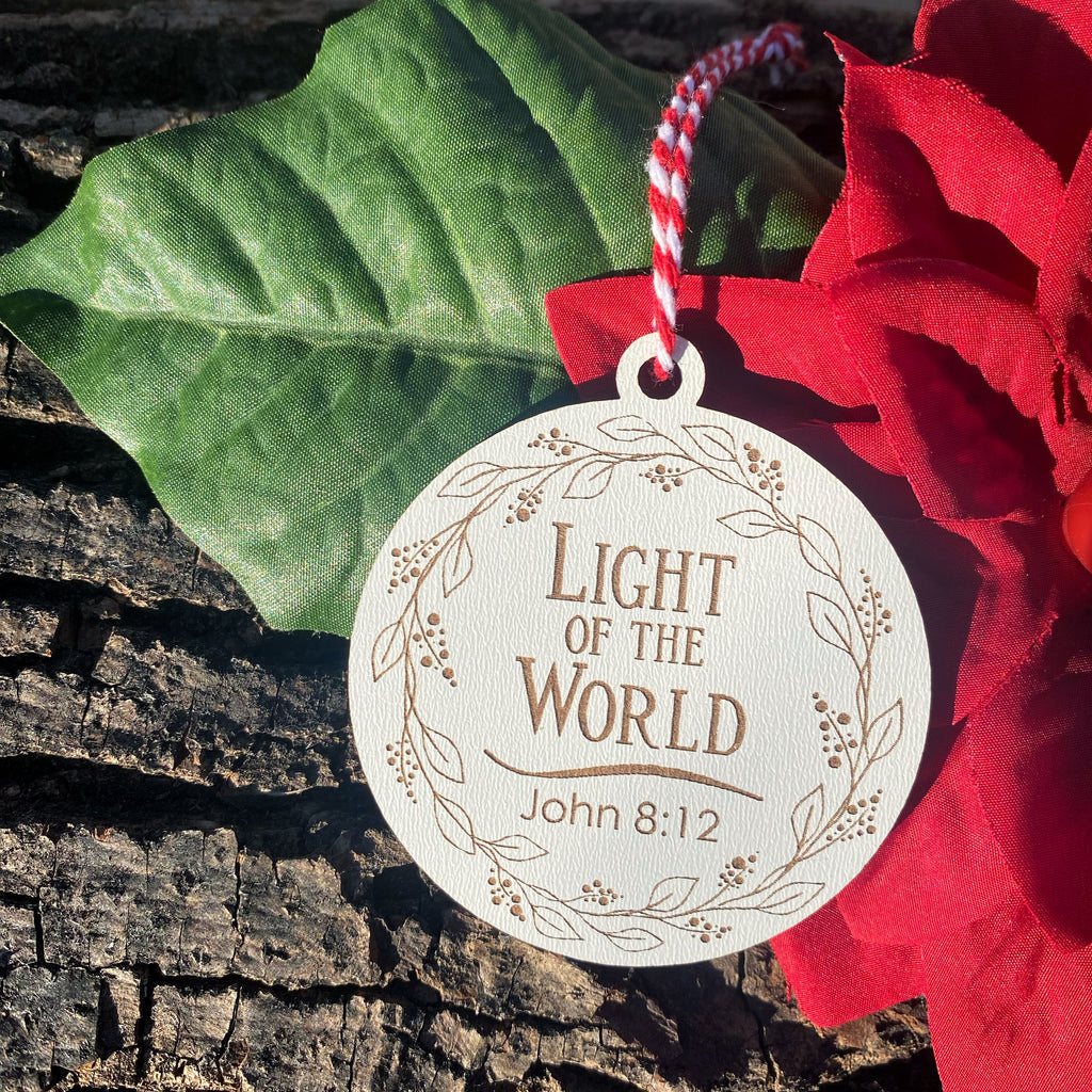 Light of the World Single Ornament - from Names of Christ Ornament Series