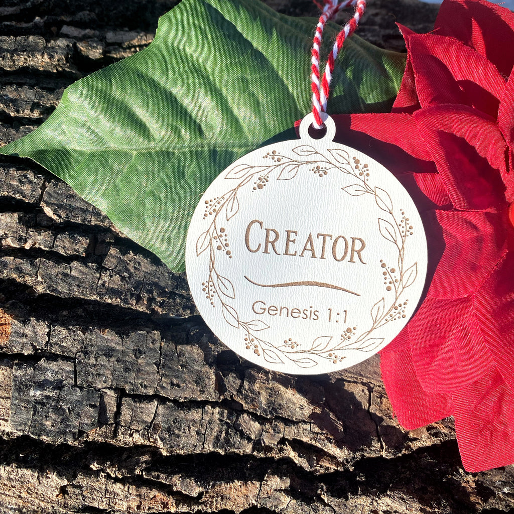Creator Single Ornament - from Names of Christ Ornament Series