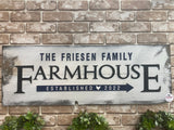 CUSTOM Weathered 14-16” x 40” Farmhouse Lake House Beach House Homestead Sign